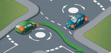 Treat each roundabout separately