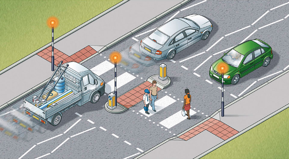 Zebra crossing sign - Theory Test