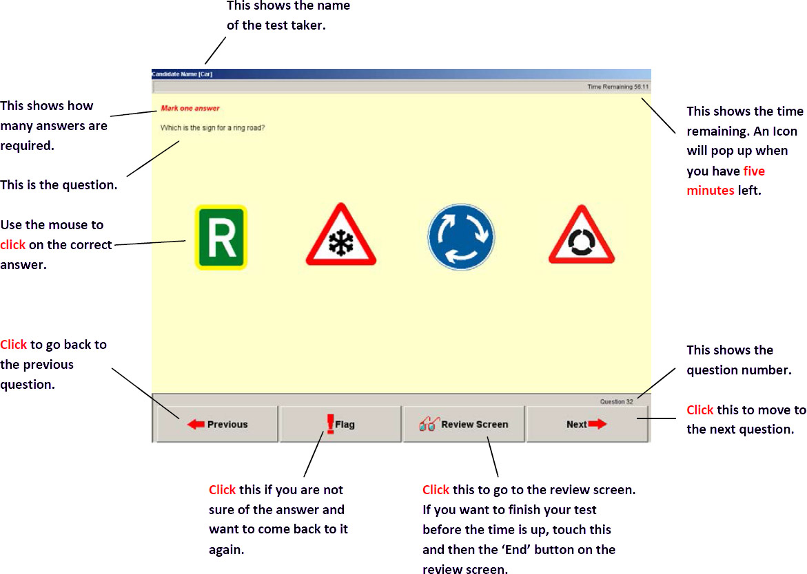 free driving theory test practice uk