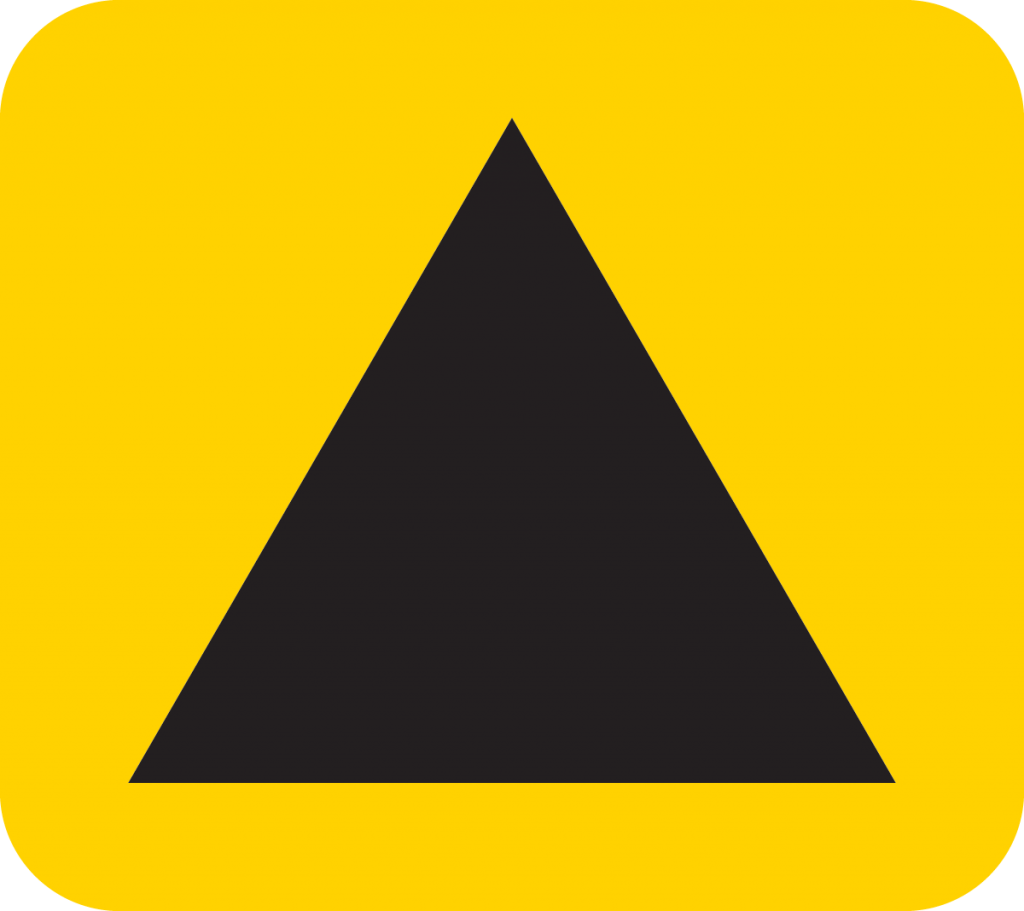 Diversion route sign (triangular) - Theory Test