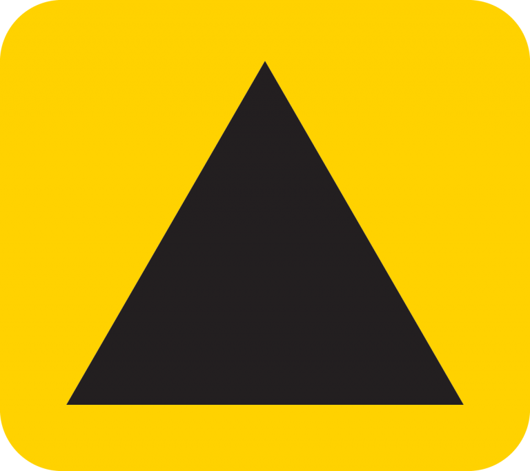 Diversion route sign (triangular) - Theory Test