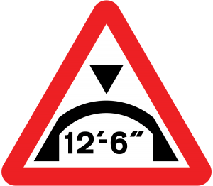 low bridge sign
