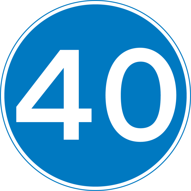 minimum-speed-limit-sign-40-mph-theory-test