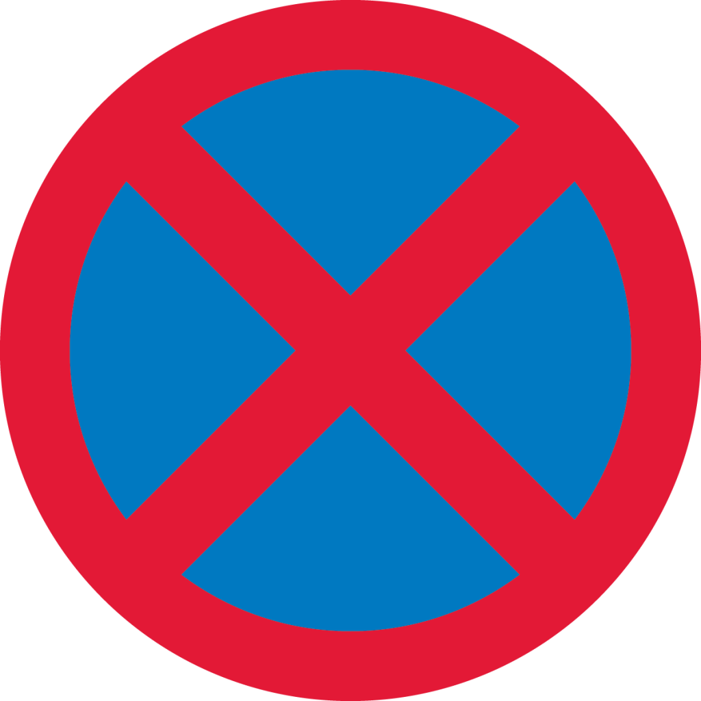 no-stopping-sign-clearway-theory-test