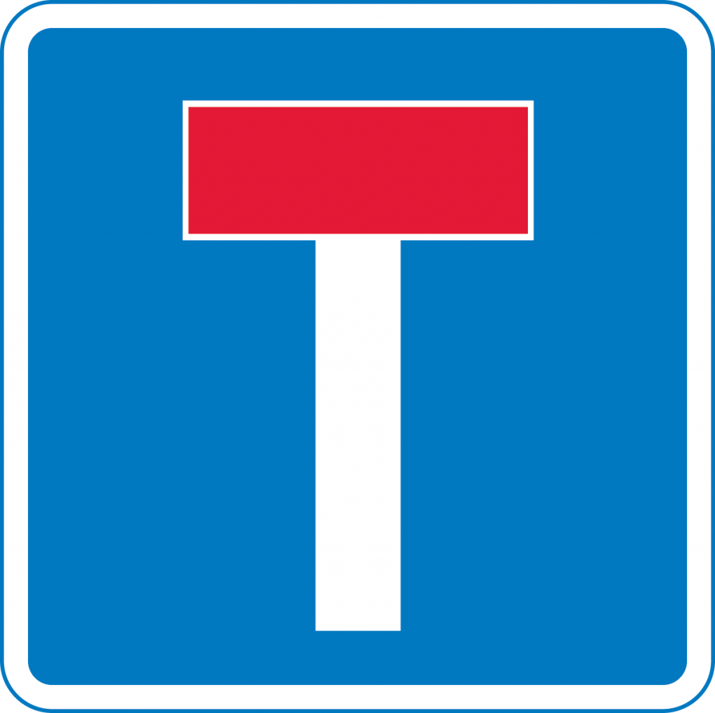 No Through Road Sign Theory Test