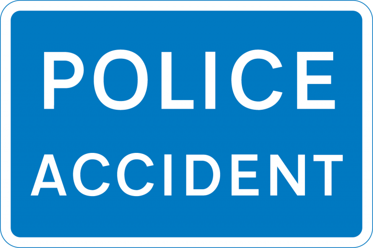 What Does Police Accident Sign Mean