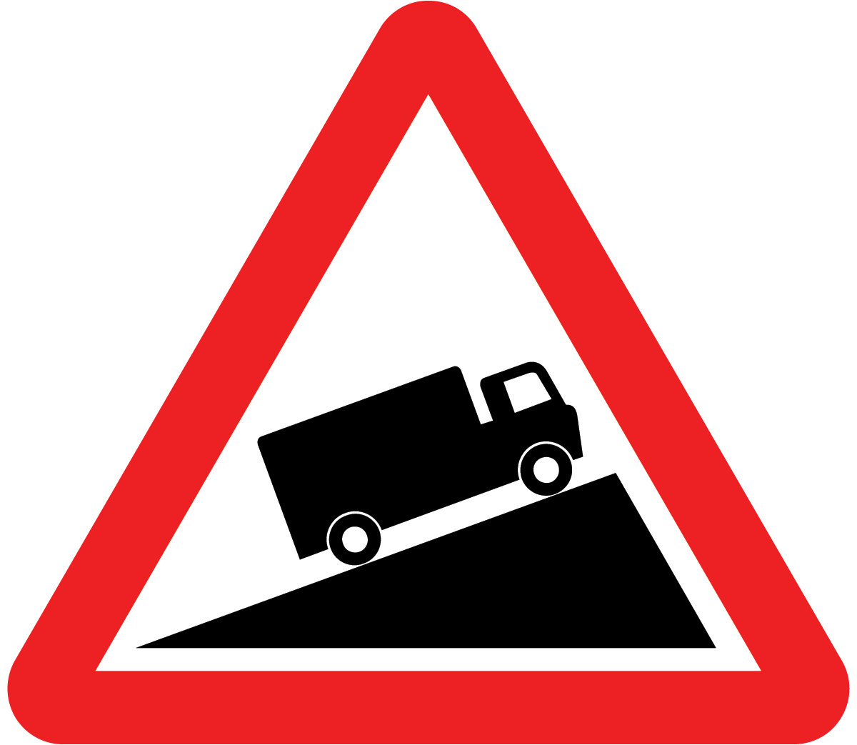 Slow Moving Vehicle Sign Theory Test   Slow Moving Vehicle Sign 