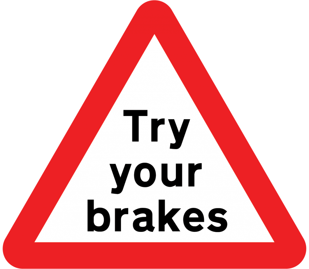 try-your-brakes-sign-theory-test